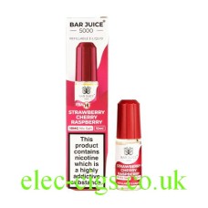 Bar Juice 5000 Nic Salt Strawberry Cherry Raspberry