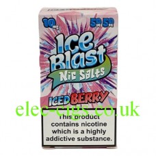 Ice Blast 10ML Nicotine Salt E-Liquid: Iced Berry