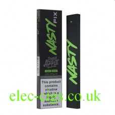 Nasty Fix Double Apple 300 Puff Disposable E-Cigarette with 20mg of Nicotine Salt