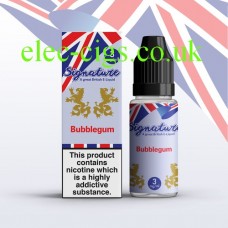 Bubblegum 10 ML E-Liquid from Signature