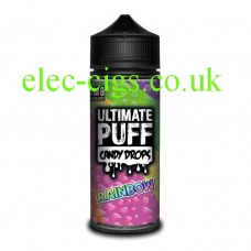 Rainbow 100 ML E-Liquid from the 'Candy Drops' Range by Ultimate Puff