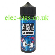 Image of the bottle which contains the Blue 100 ML Slushy Range by Ultimate E-Liquid