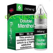 Double Menthol UK Made E-Liquid from Debang