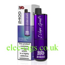 IVG 2400 Puff Disposable Pod Vape Blackcurrant Menthol from £10.48